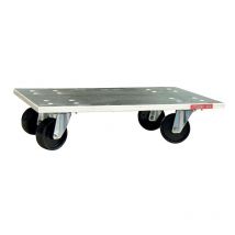 Fimm - Plateau roulant antidérapant Glissnot, roues caoutchouc, charge utile 210 kg