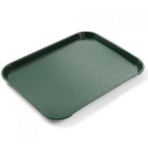 Petit plateau Plateau de service Fast Food en polypropylène vert Hendi 878736