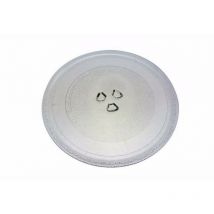 Candy,hoover - Plateau micro onde en verre (avec ergot central) 245 mm (3390W1G005E, 192050) Four micro-ondes ariston hotpoint, balay, blaupunkt,