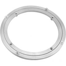 Aiducho - Plateau tournant en alliage d'aluminium, plateau tournant robuste Lazy Susan, plateau tournant à roulement rotatif, table de salle à manger