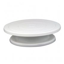Plateau tournant pour gâteaux - Matériel de pâtisserie - Plateau tournant pour gâteaux Blanc