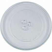 Yzmrbdqc - Plateau tournant pour micro-ondes 24,5 cm Plaque micro-ondes 245 mm Plateau tournant en verre Plaque de rechange Plaque en verre Plateau