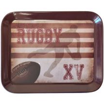 Enesco - Plateau vide poche Mélamine Rugby