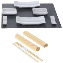 Excellent - Set pour collations, amuse-gueules, sushis -11 items