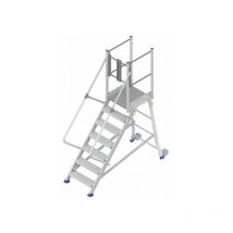 Plateforme Direct-matisere - Plattformleitern 5 Stufen - Plattform Höhe 1.40m - 1 Sicherheitstüren - ES-307-CAMION/PS