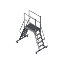 Plateforme 7 marches - Hauteur max. de travail 3.65m - SLPDA/175/600-R