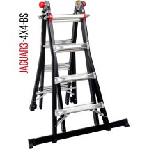 Helder Pro - chelle articulée télescopique JAGUAR3 4x4 avec barre stabilisatrice - JAG3-4x4BS