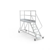 Plateforme roulante 9 marches - Hauteur max. de travail 3.80m - PTF209D-RS