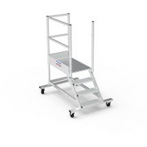 Plateforme roulante 5 marches - Hauteur max. de travail 3.00m - PTF105G-RS