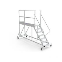 Plateforme roulante 7 marches - Hauteur max. de travail 3.40m - PTF207G-RS