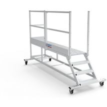 Plateforme roulante 6 marches - Hauteur max. de travail 3.20m - PTF2506G-RS