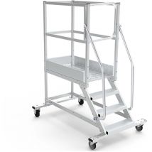 Plateforme roulante 6 marches - Hauteur max. de travail 3.20m - PTF106PT-P
