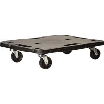 Plateau roulant MAIOL – 580 x 380 mm – Capacité 543 kg – Polypropylène – 4 roulettes pivotantes