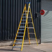 Trade Master Pro - 12 Step Platform Fibreglass Step Ladder