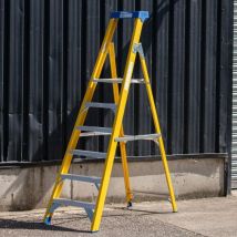 Trade Master Pro - 6 Step Platform Fibreglass Step Ladder