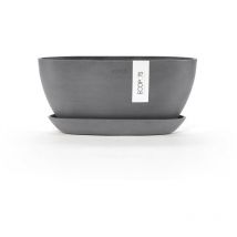 Platillo Sofia Grey - 25,6 x 11,7 x h. 3 cm Ecopots
