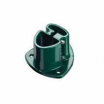 Dirickx Platine aluminium a visser Axor vert, H.7.5 cm x section 110x110 mm