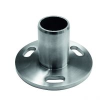 Platine d'ancrage ronde pour tube montage au sol inox 304 - 42.4 mm Croso