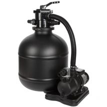 Water Clip - Groupe de filtration à sable 3.8 à 4 M3/H - Cuve 19kg sable - 250W - Piscine 20m3