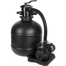 Water Clip - Groupe de filtration à sable 16 M3/H - Cuve 150kg sable - 900W - Piscine 80m3