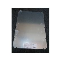 Platine de montage acier galvanisé 260x360x1.5mm pour coffret industriel cubo o