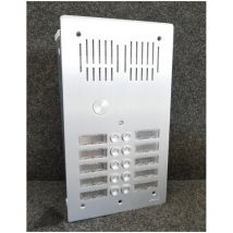 Platine de rue 10 boutons encastrée - 2 rangées hauteur 316mm PA10B Aiphone 100904