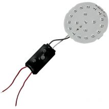 Platine led smd 1W AC/DC12V 110lm 120° Ø56mm - Bleu