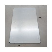 Scame - Platine métallique pleine 1400x700mm acier galvanisé pour coffret 1500x800mm plombieres