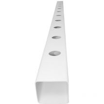 Platinium - Tube Aéro pvc blanc 10 plantations - 10x10cm x 2m
