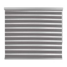 Tenda a rullo doppia 'platinum' argento, 60x250 cm