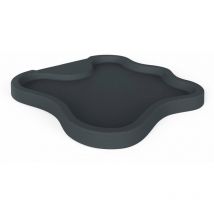 Arkema Design - Piatto Doccia da Esterno Giardino in Polietilene hd Arkema Lake Grigio Antracite