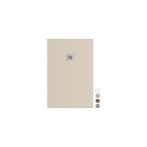 Tacoshop - Ducha ultra plana 90110 tortora antideslizante