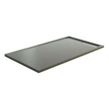 STYLE PLUS - Plato de Ducha Gris 130x90cm - Antideslizante, Diseño Moderno, Alta Resistencia, Práctico