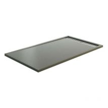 GME - style plus - Plato de Ducha Gris 110x70cm - Antideslizante, Diseño Moderno, Alta Resistencia, Práctico