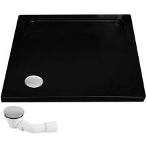 PLATO de DUCHA REA SAVOY NEGRO 80x80