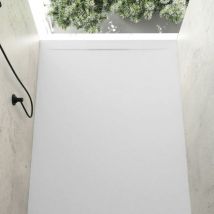 Plato de ducha resina cover blanco 90x110cm