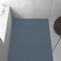 Stano. - Plato de ducha resina fusion antracita 100x100cm