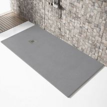 Plato de ducha resina madison ceniza 70x200cm