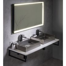 Plato Planche rocheuse 1700x24x500mm, blanc mat
