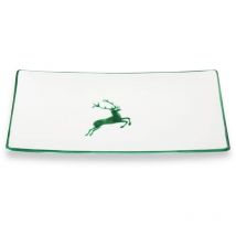 Gmundner Keramik - Plato rectangular Gmundner Ceramics Ciervo Verde (30x20cm)