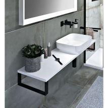 Plato Rockstone board 1800x24x360mm, blanc mat