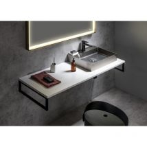 Plato Rockstone board 600x24x500mm, blanc mat