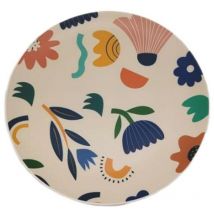 Versa - Plato Llano Sunflower Polietileno rpet ø 25 cm