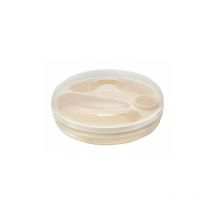 Plato térmico con tapa, color azul