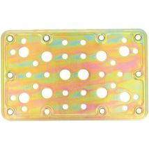 Porte-plaque 504-160x100, acier bichromaté Amig 88066