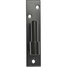 Sonneck - Plattenkegel, Kegeldorn Ø 18 Mm, Stahl Schwarz Pulverbeschichtet Ral 9005
