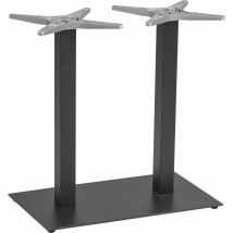 Plattentischgestell Salzach-2-Bar Tischgestell Höhe 720 mm schwarz beschichtet