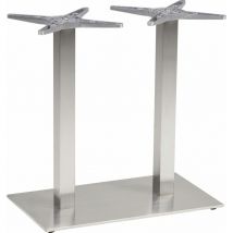 Plattentischgestell Salzach-2-Bar Tischgestell Höhe 720 mm Edelstahl satiniert