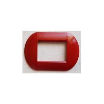 Trade Shop - PLATTE PLATTEN PLATTEN KOMPATIBEL MIT LIVING INTERNATIONAL LIGHT BOWLED BTICINO - Rot