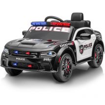 Playkin - dodge car Automobile a batteria 12V per bambini, telecomando, luci e suoni